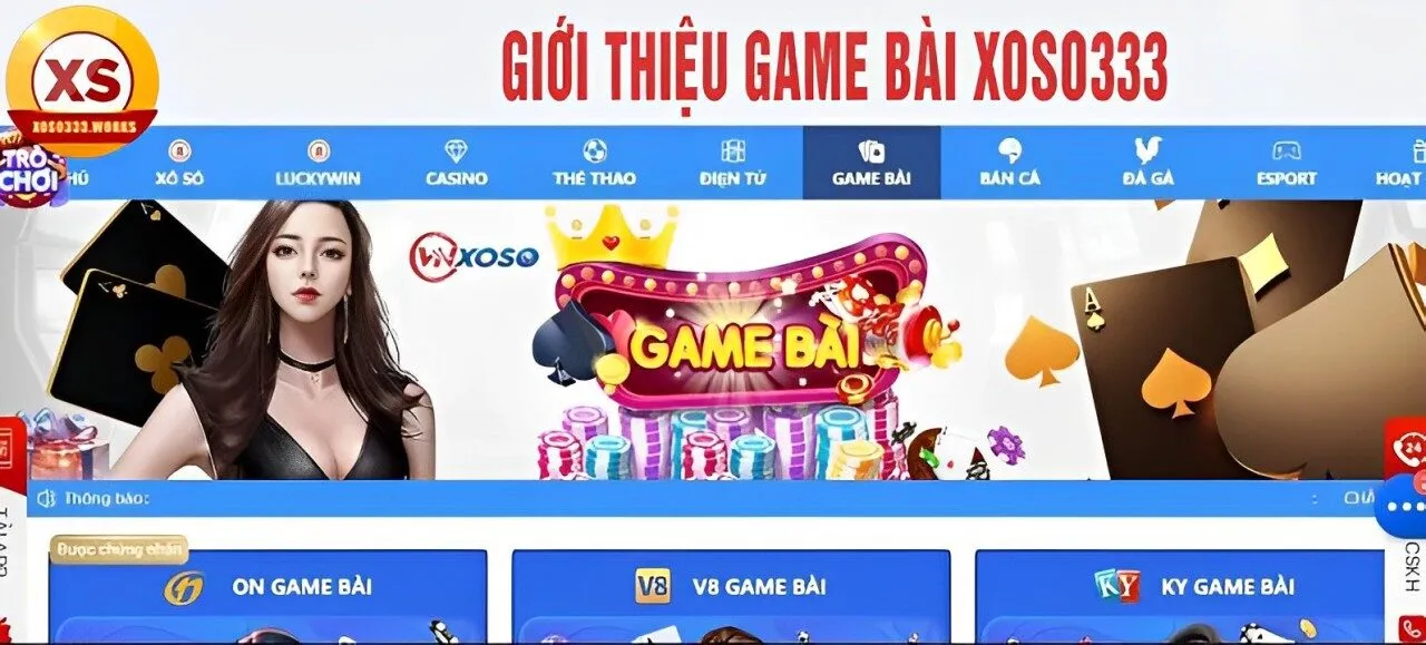 giới thiệu game bài xoso333