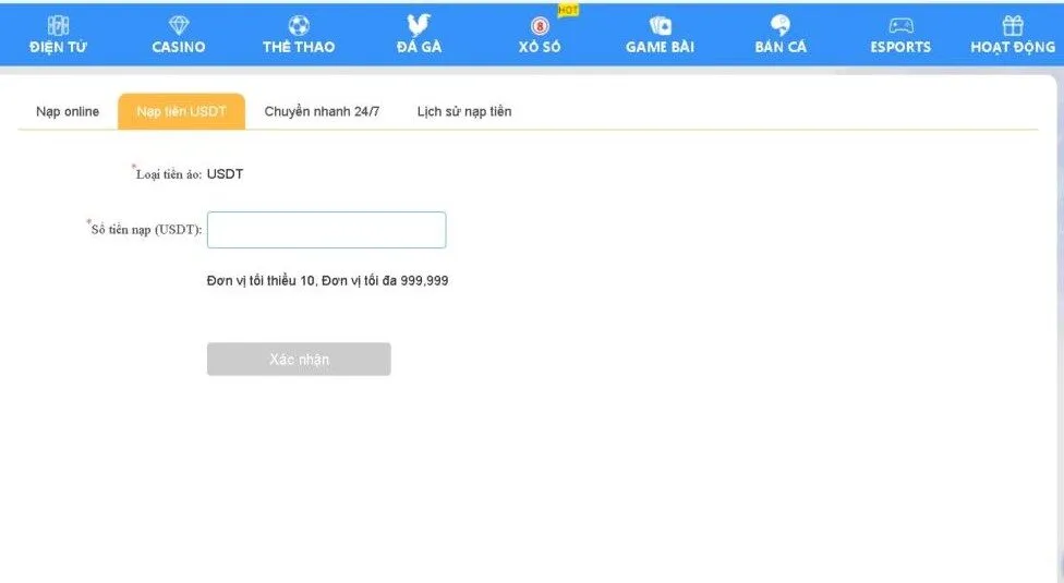 lựa chọn phương thức nạp tiền xoso333 bằng tiền ảo